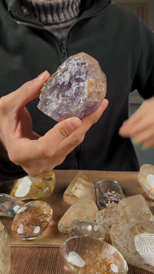 【闪购商品】紫晶水晶银S925镶嵌水晶