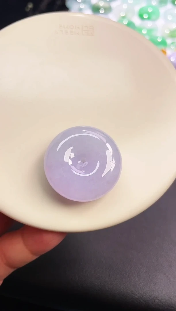 颈饰未镶嵌翡翠【53】平安扣 尺寸 31.1   12.5mm