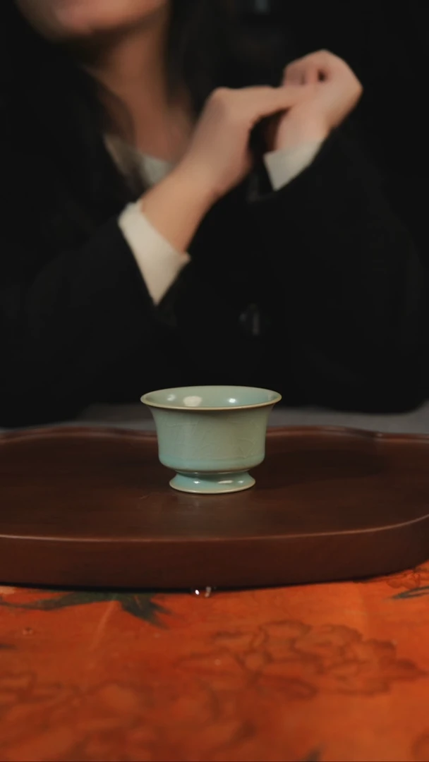 杯子马蹄杯  汝州原产地原矿仿古老釉