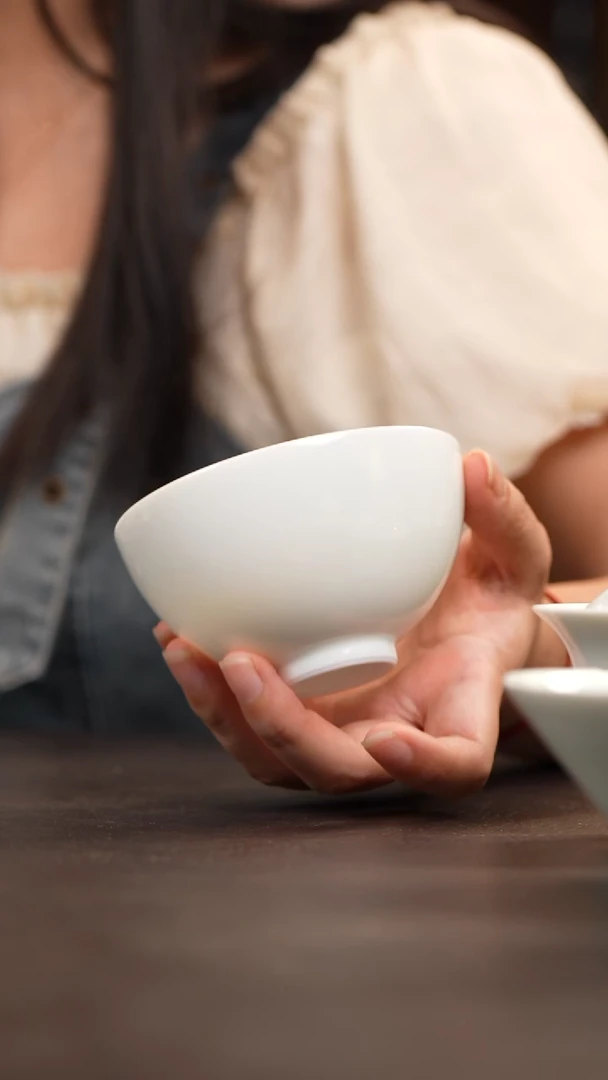 白胎手工大鸡心杯