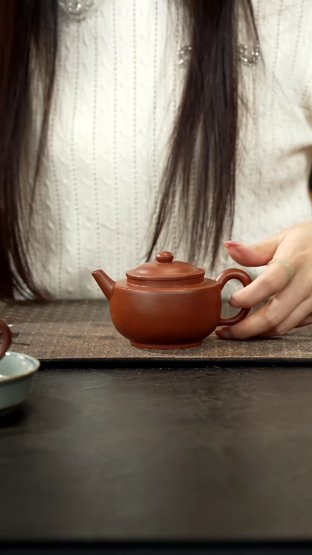 茶壶紫砂朱泥大蕴壶200cc