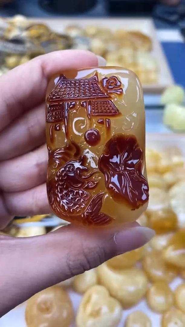 未镶嵌琥珀裸石天然琥珀蜜蜡