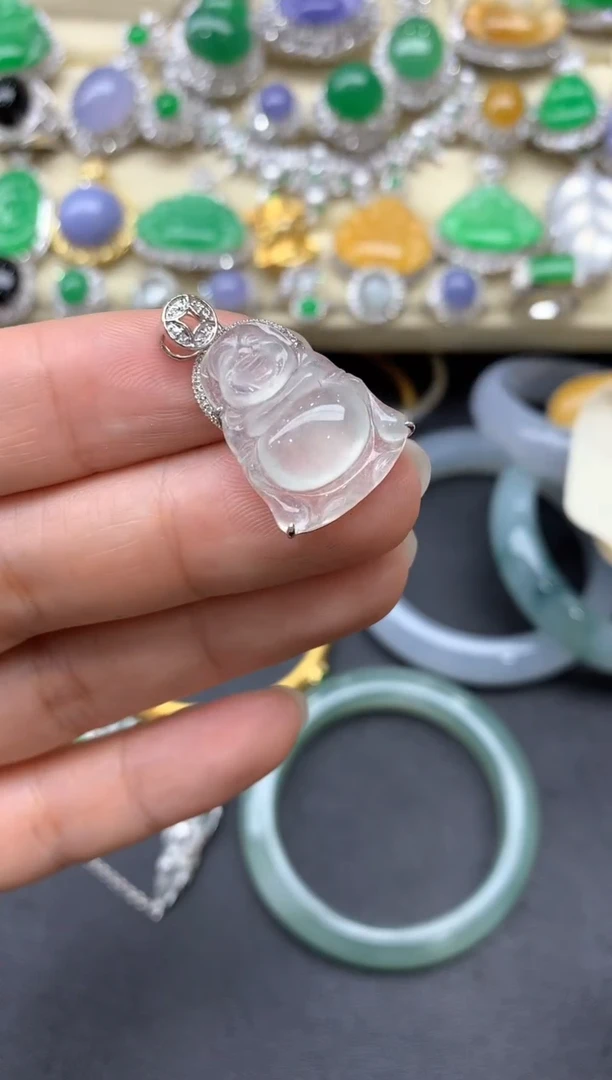 【闪购商品】翡翠颈饰18K金镶嵌193-中国好珍宝