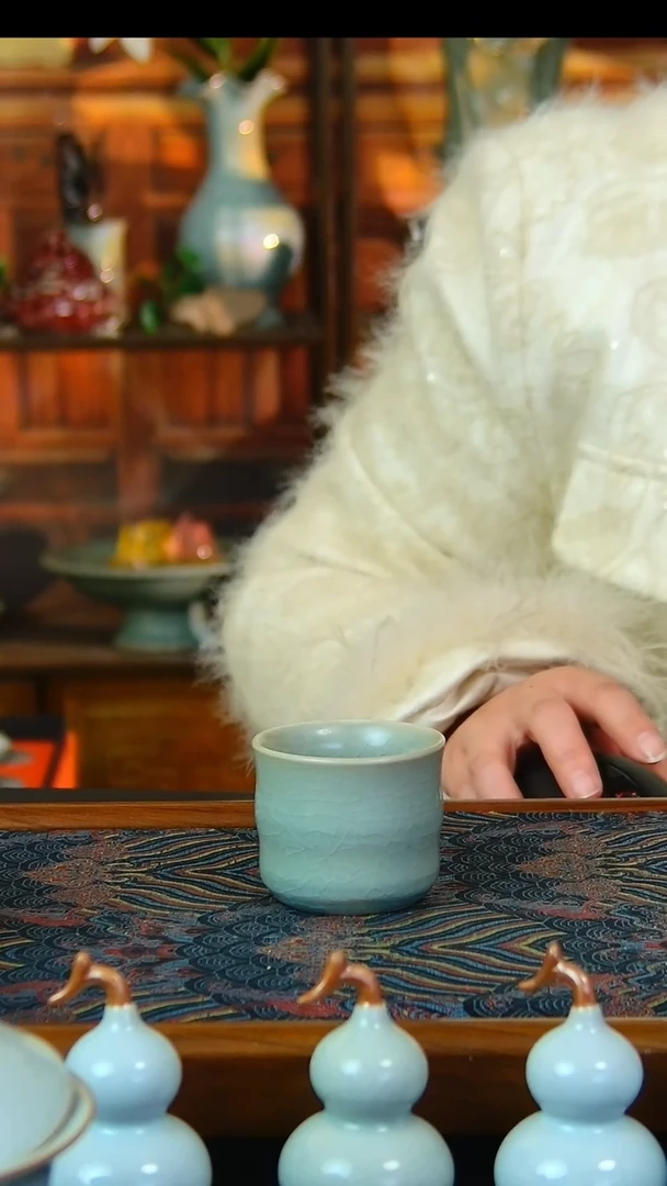 瓷片仿古竹节微瑕