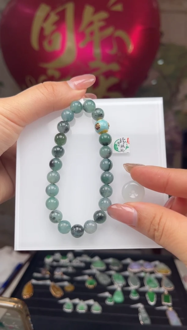 【闪购商品】翡翠手串未镶嵌38号（不退换）