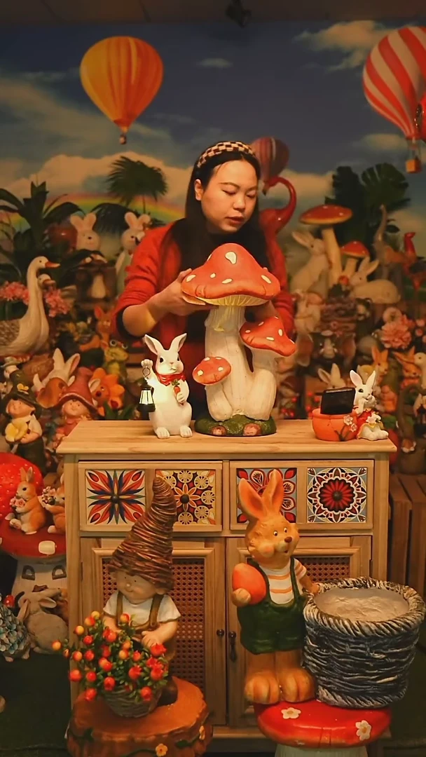 【闪购商品】红陶花园庭院摆件&00&