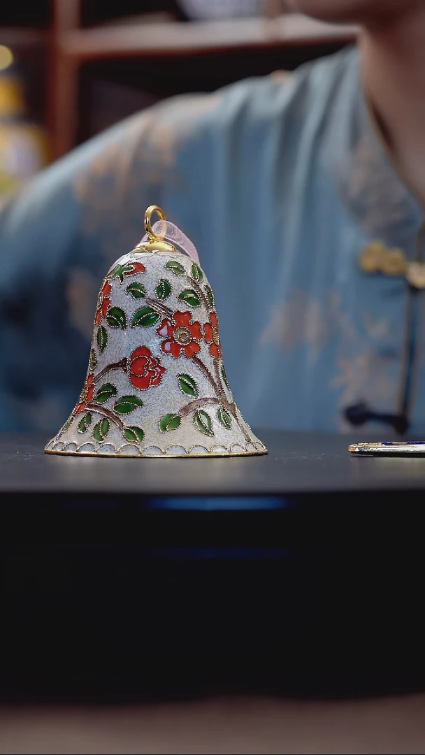 好运铃 铜胎掐丝珐琅 景泰蓝