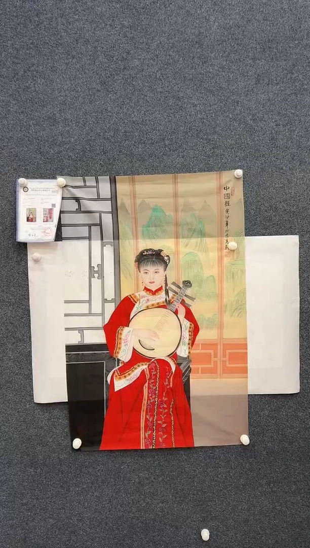 国画冯高翔-四尺绢本-018