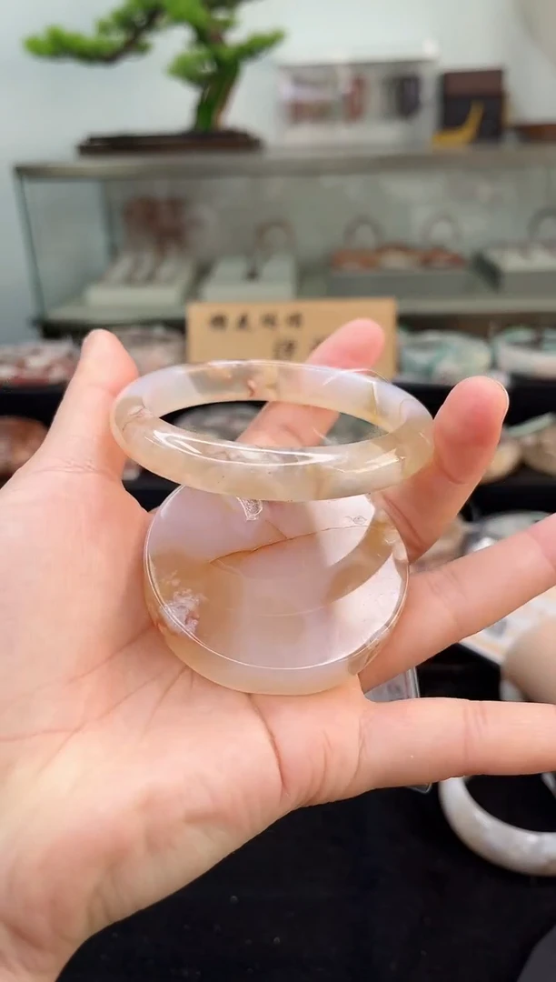 未镶嵌手镯石英质玉59圈口（赠品镯心）3985255