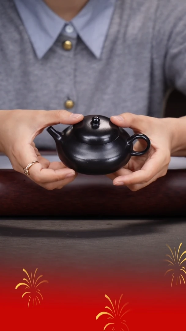 【闪购商品】紫砂茶壶还原烧/静乐/180cc