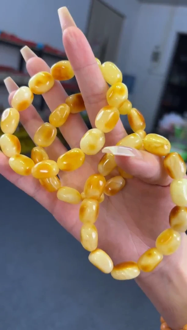 手链蜜蜡未镶嵌大卡随形蜜蜡单圈多样性发其一