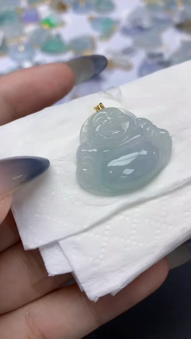 翡翠未镶嵌颈饰天然a货翡翠
