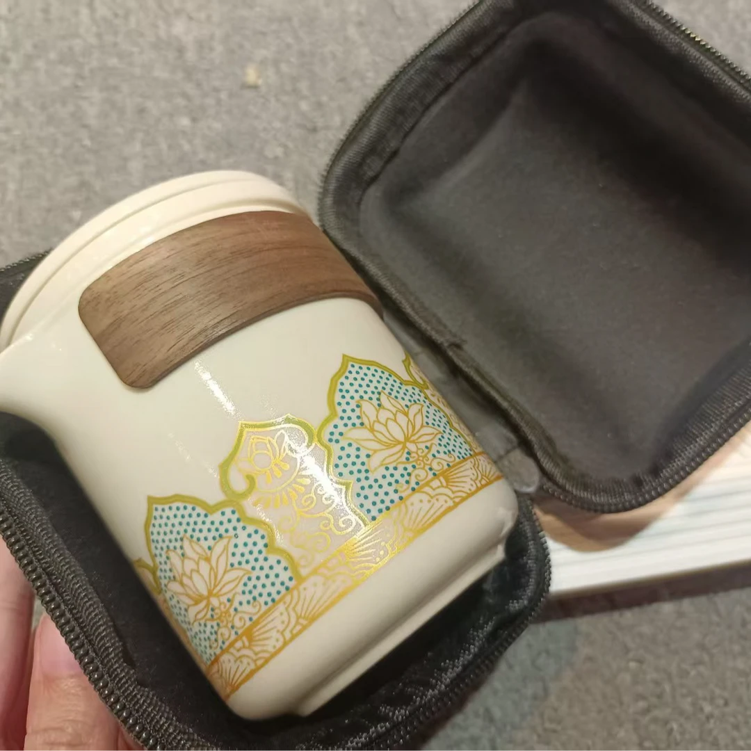 ZH2205-宝相花旅行套（带茶盘）