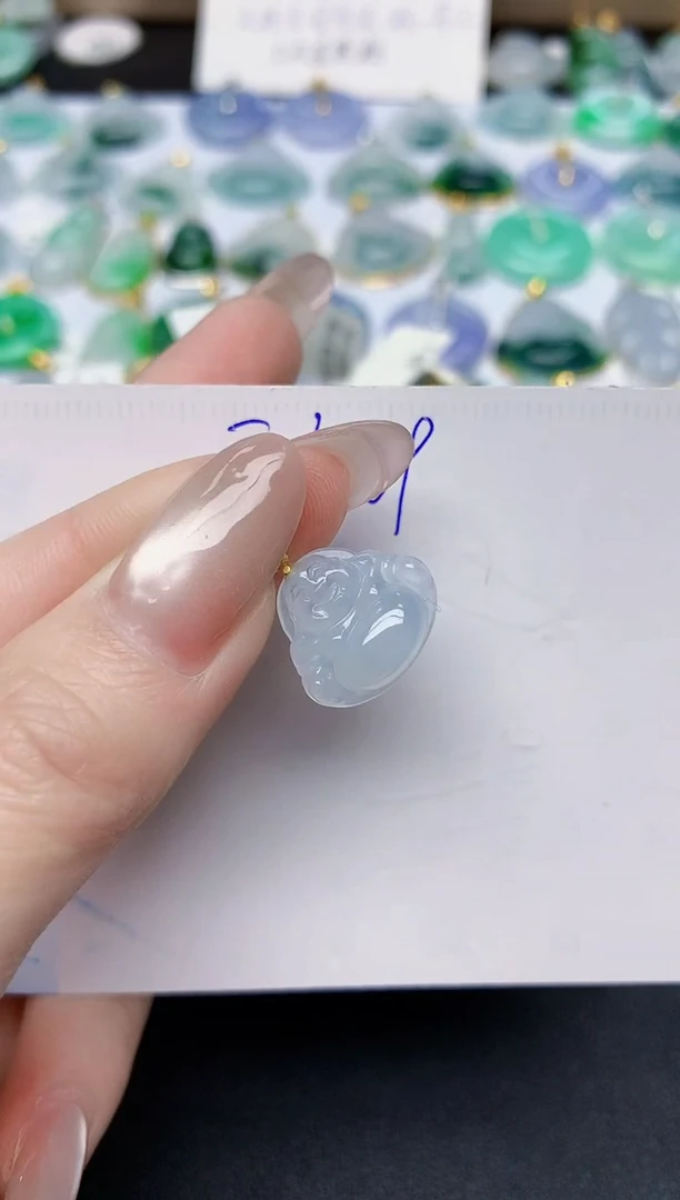 颈饰未镶嵌翡翠天然缅甸A货翡翠百元以上9元证书费自理