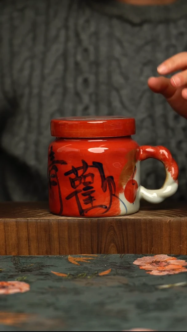 瓷片釉下彩手工手绘同款陶器