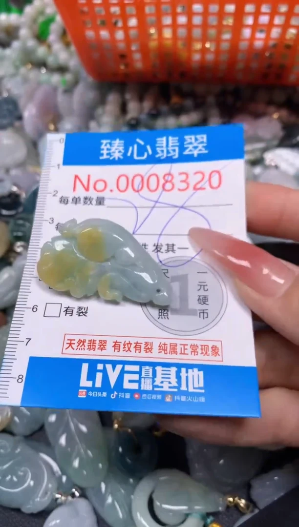 【闪购商品】翡翠颈饰未镶嵌含绳0008320