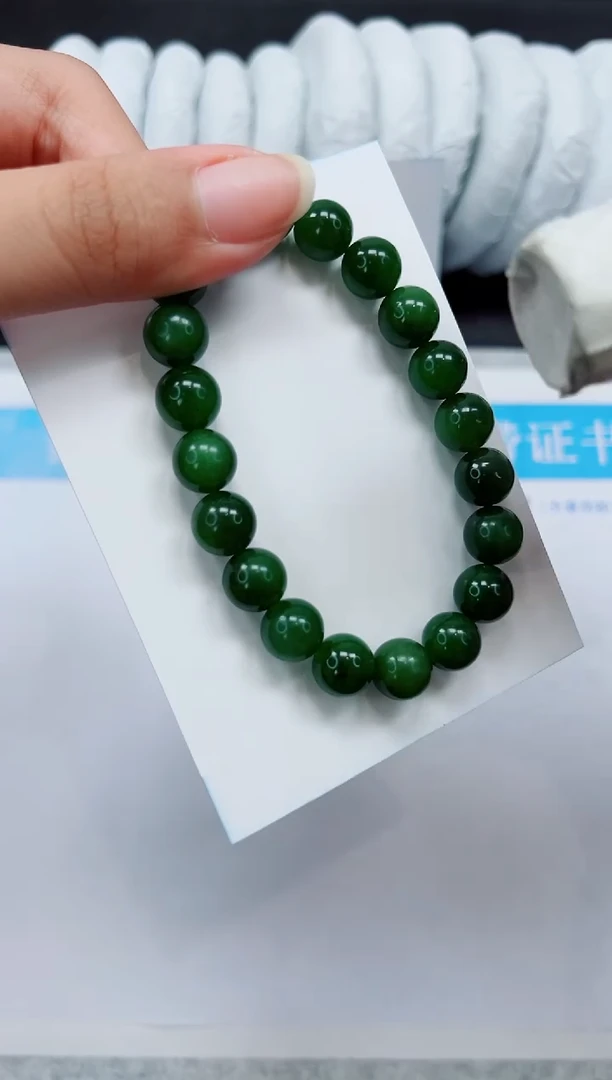 未镶嵌手串和田玉HT79-碧玉手串