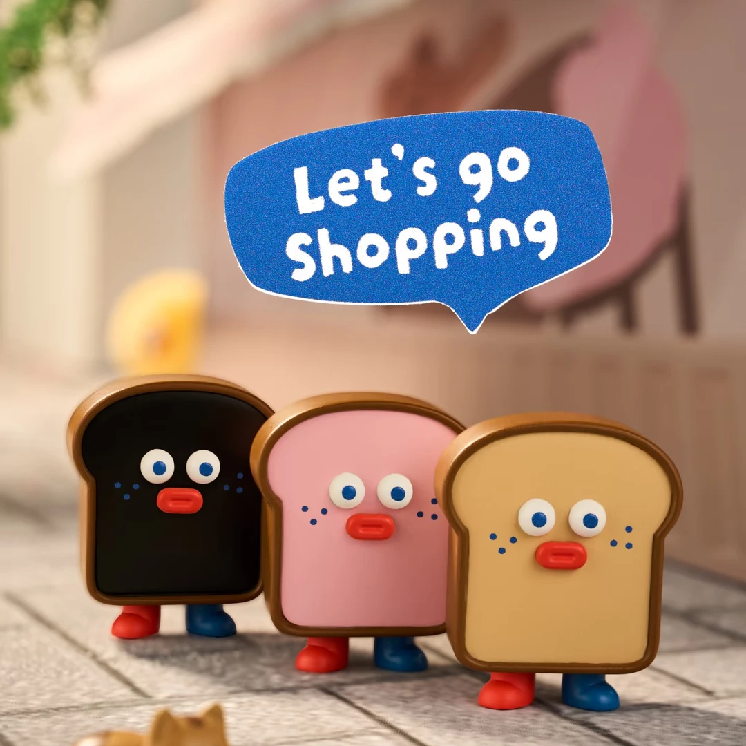 （fufu代拆）早午餐兄弟胖胖吐司mini系列潮玩盲盒摆件手办