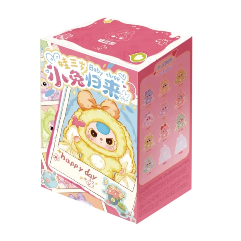 Baby Three 娃三岁小兔归来系列盲盒正版毛绒