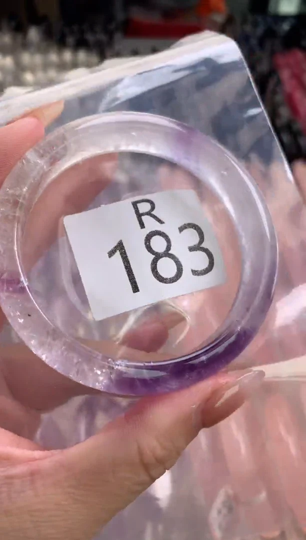 水晶珠宝半成品未镶嵌水晶手镯183-59