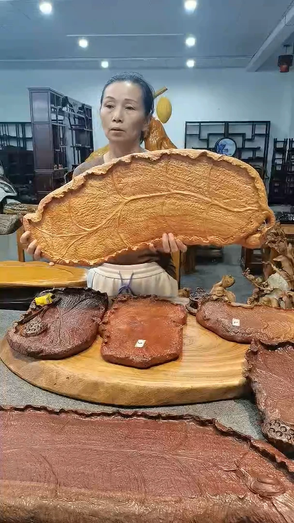 木沐**院干泡，手工雕刻，70-26-3，老挝花梨