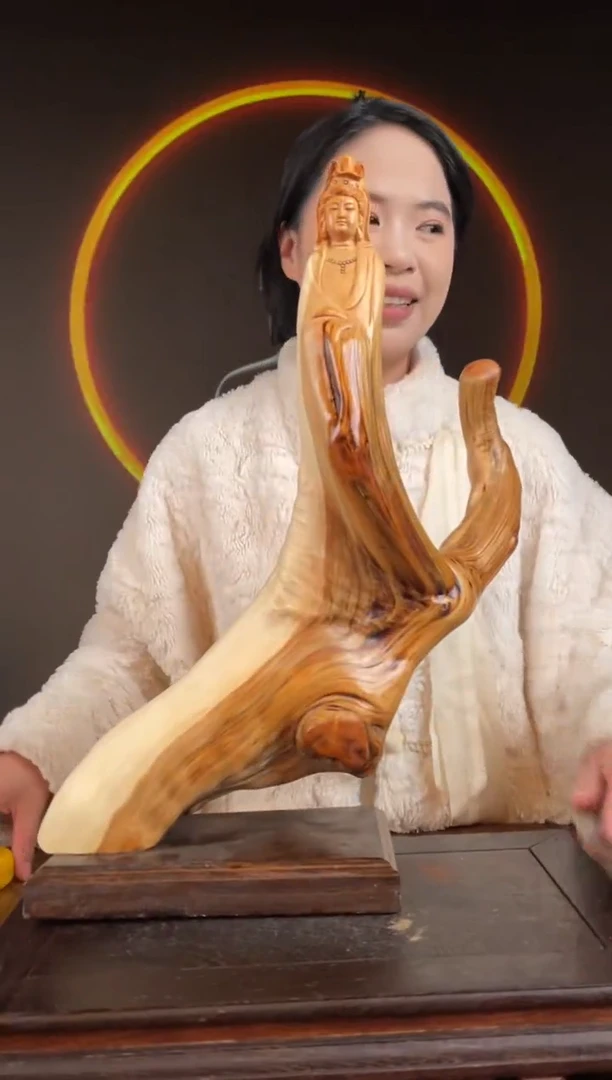 柏木（崖柏）手工摆件,先抢先得! 编号:219