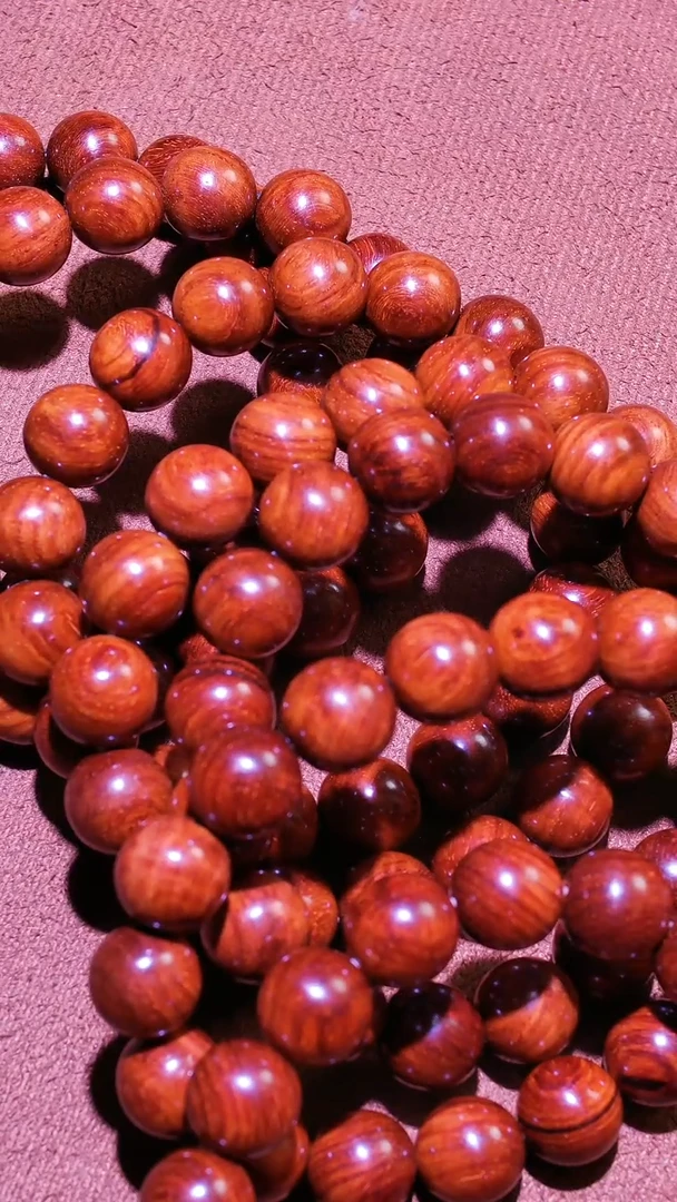 小叶紫檀手串/手链印度小叶紫檀1.2果冻泥手串