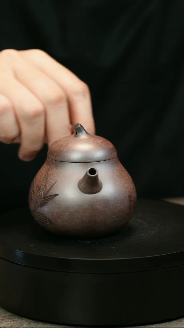 茶壶紫砂阿*H2133李琴常乐茄瓜