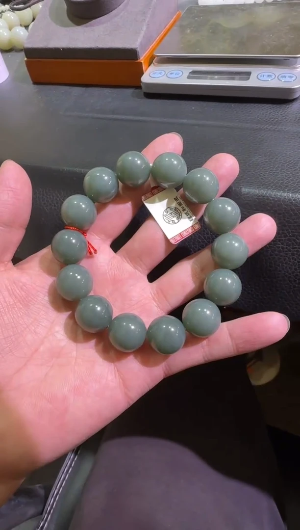 未镶嵌手串和田玉A****发且末蓝手串（产地直发）