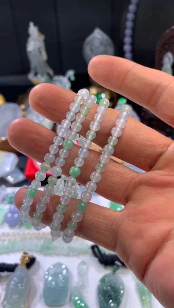 项链未镶嵌翡翠天然翡翠珠链
