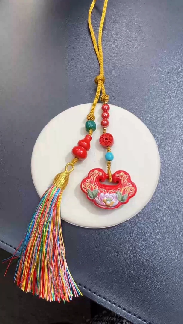 天然辰砂朱砂荷花鱼