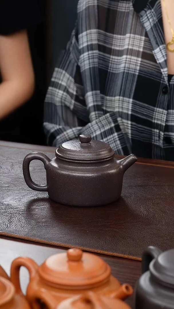 茶壶紫砂侯峰天青德钟200cc