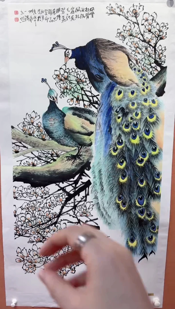 国画师立照老师国画作品