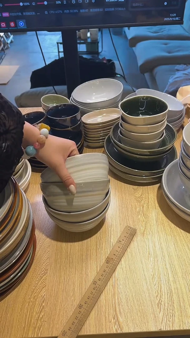 瓷63高温釉下彩陶瓷餐具