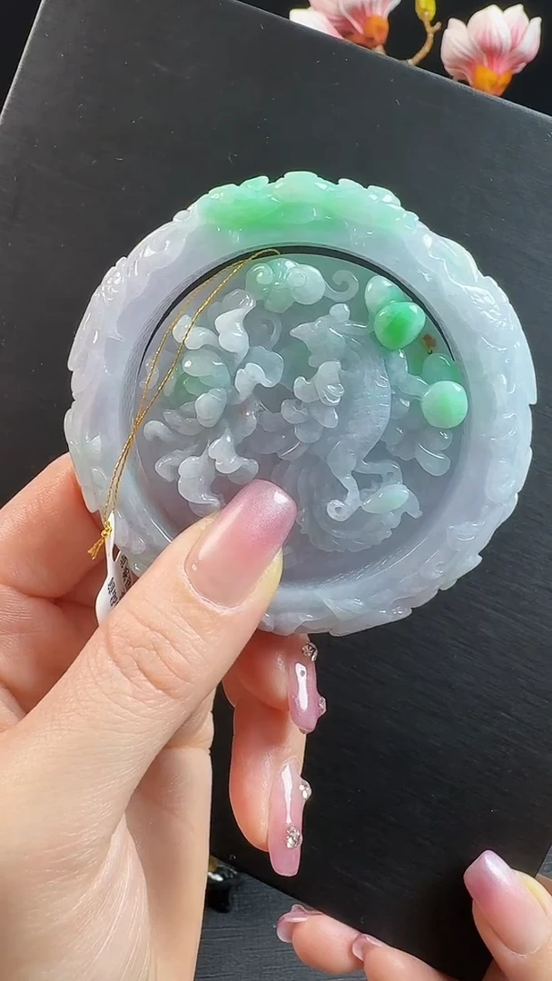 未镶嵌手镯翡翠套镯57+