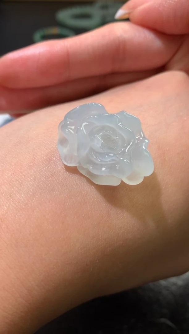 未镶嵌定制翡翠?****࿐毛货 28.3-21.7-9.8