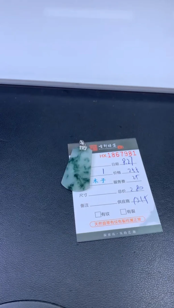未镶嵌挂件翡翠哈轩 挂件1