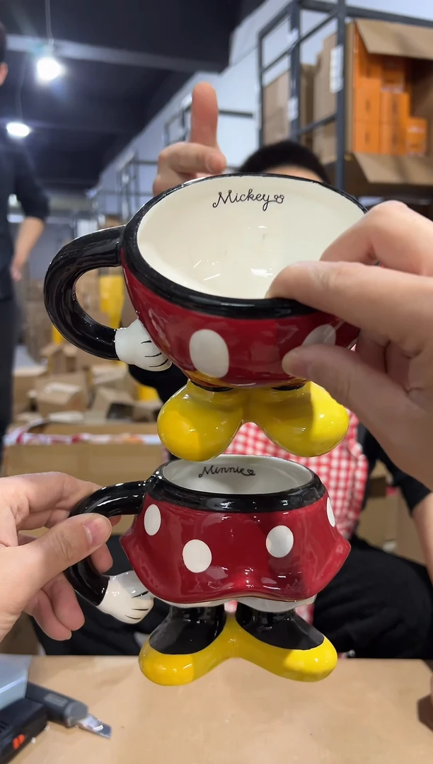 【闪购商品】杯米奇米妮半身杯