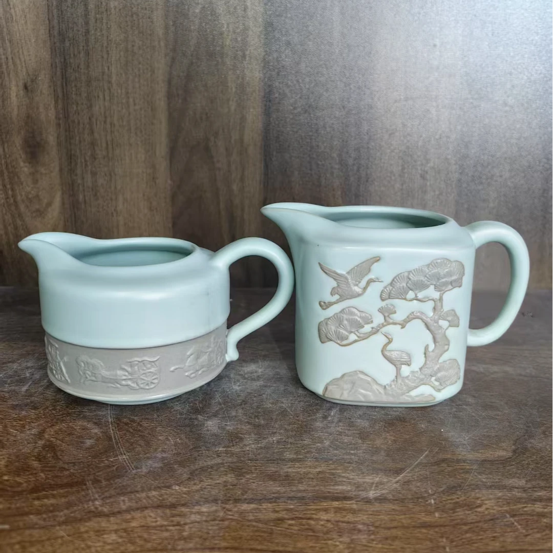 A639景德镇制陶瓷公道杯一套