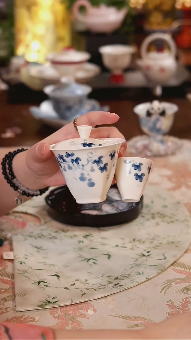 葫芦盖碗+杯 哈哈