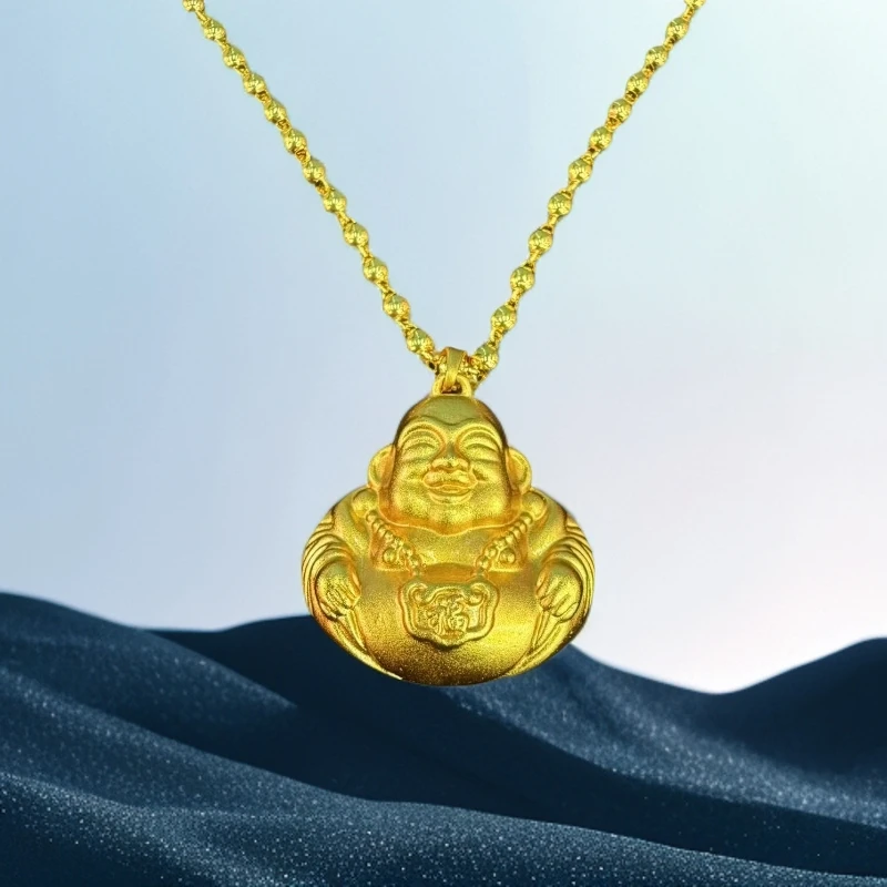 大杨甄选气质国潮流百搭合金佛公吊坠 赠合金链DH56927