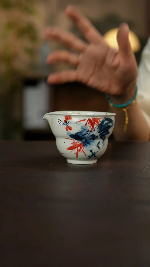杯景德镇陶瓷杯碗柴烧多人