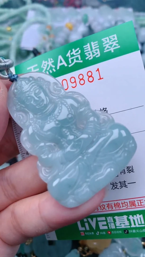 翡翠未镶嵌颈饰.0009881