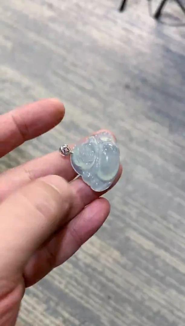 颈饰未镶嵌翡翠天然A货翡翠