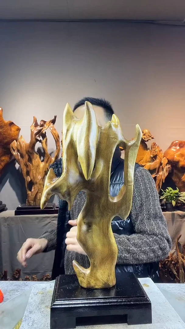 金丝楠向***虹小叶桢楠随行摆件3