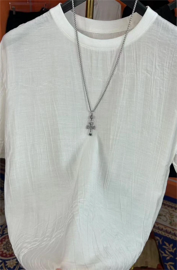 男士休闲透气百搭时尚黑夏天冰凉透汗男T恤