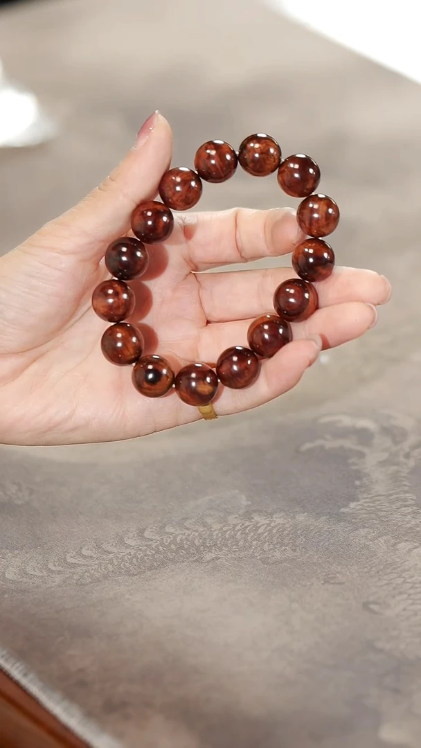 黄花梨/降香黄檀343老料紫油15mm圆珠