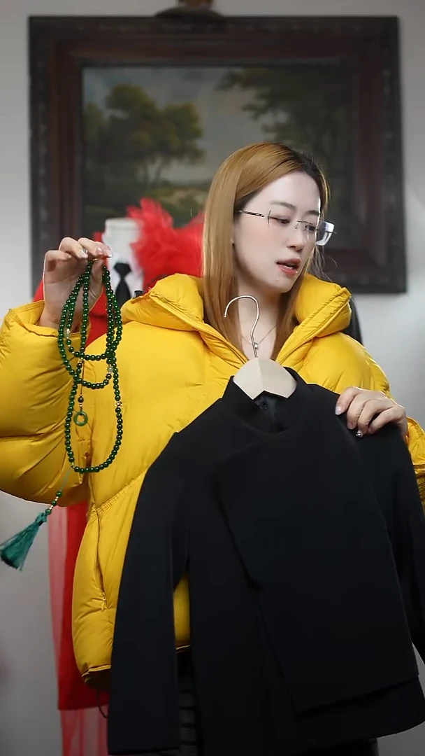 绿色珠子艺桐轩儿童朝服