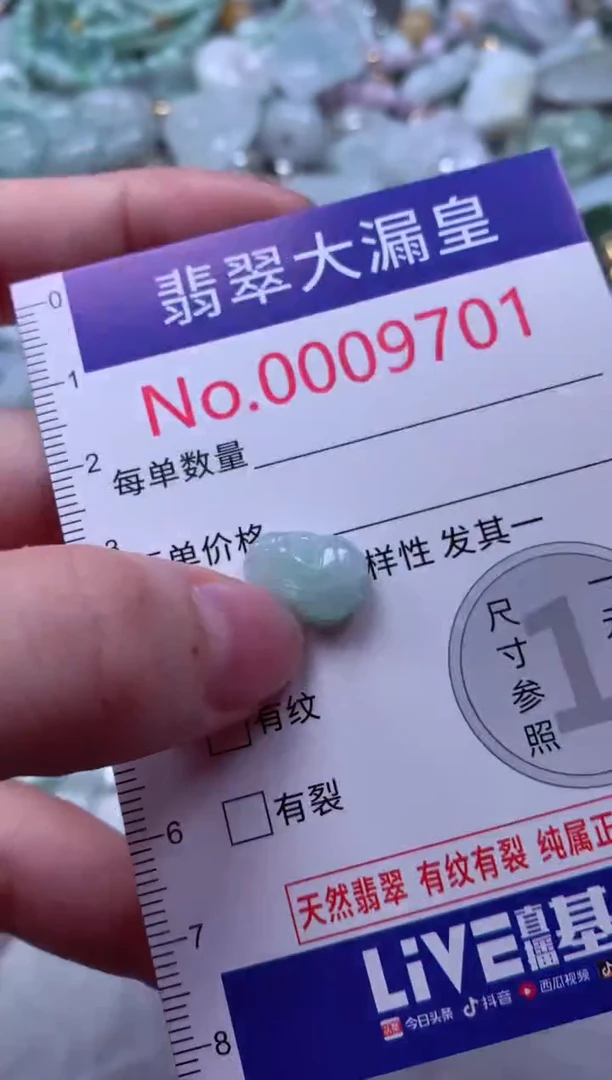 吊坠(不含链)未镶嵌翡翠9701