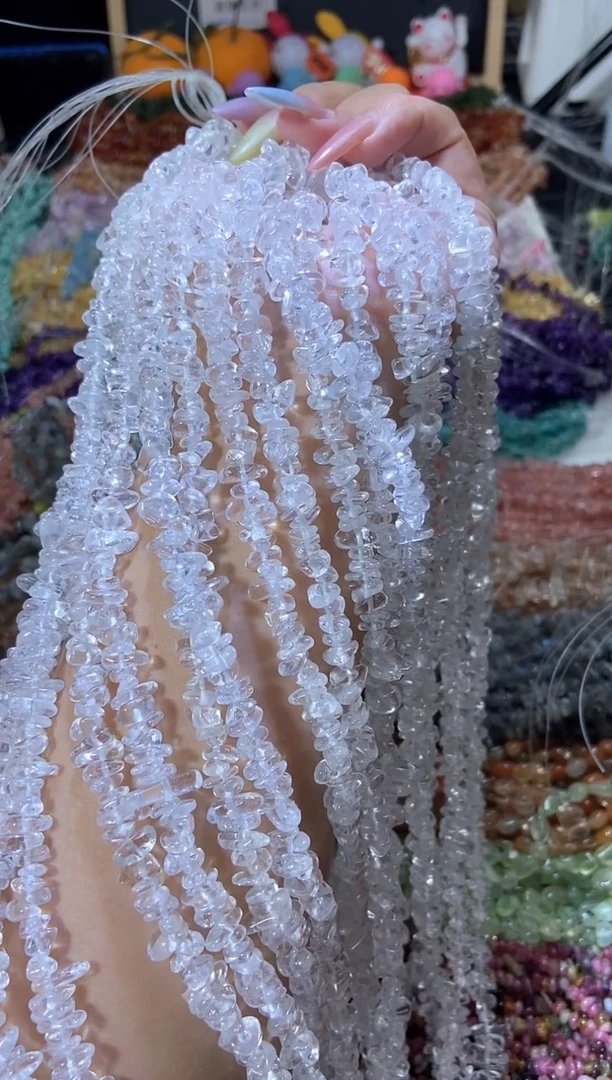 水晶珠宝半成品未镶嵌白水晶